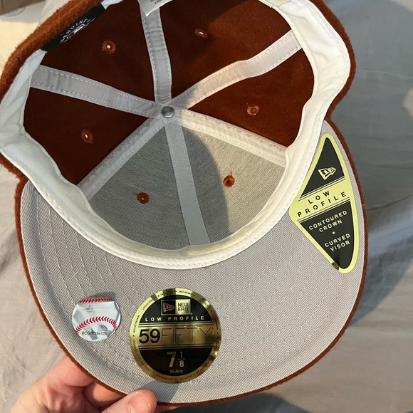 Aime Leon Dore Burnt Orange Cap with White NYY Logo - Picture 6 of 10